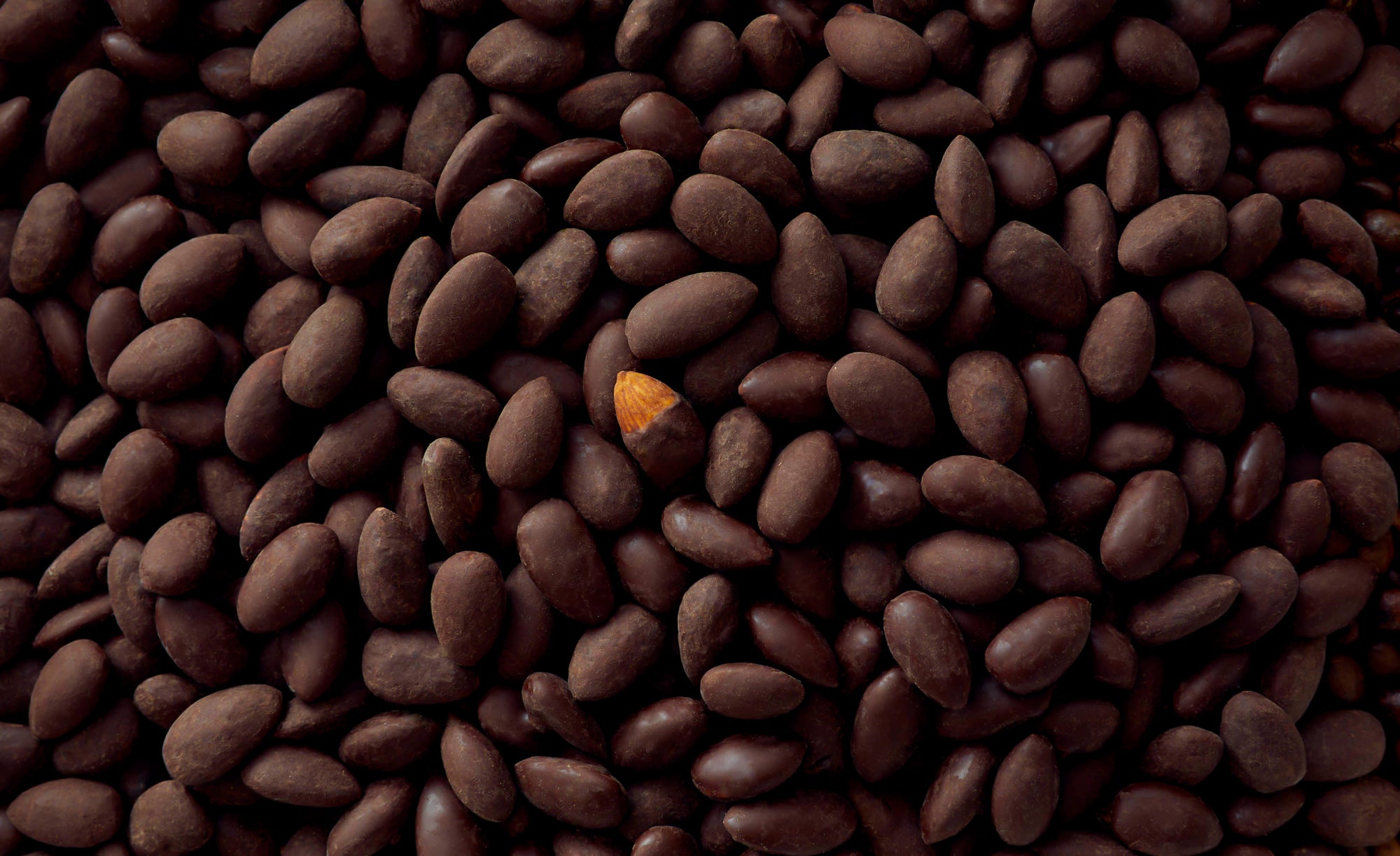 Pocket's Chocolates' coffee infused chocolate almond pieces.