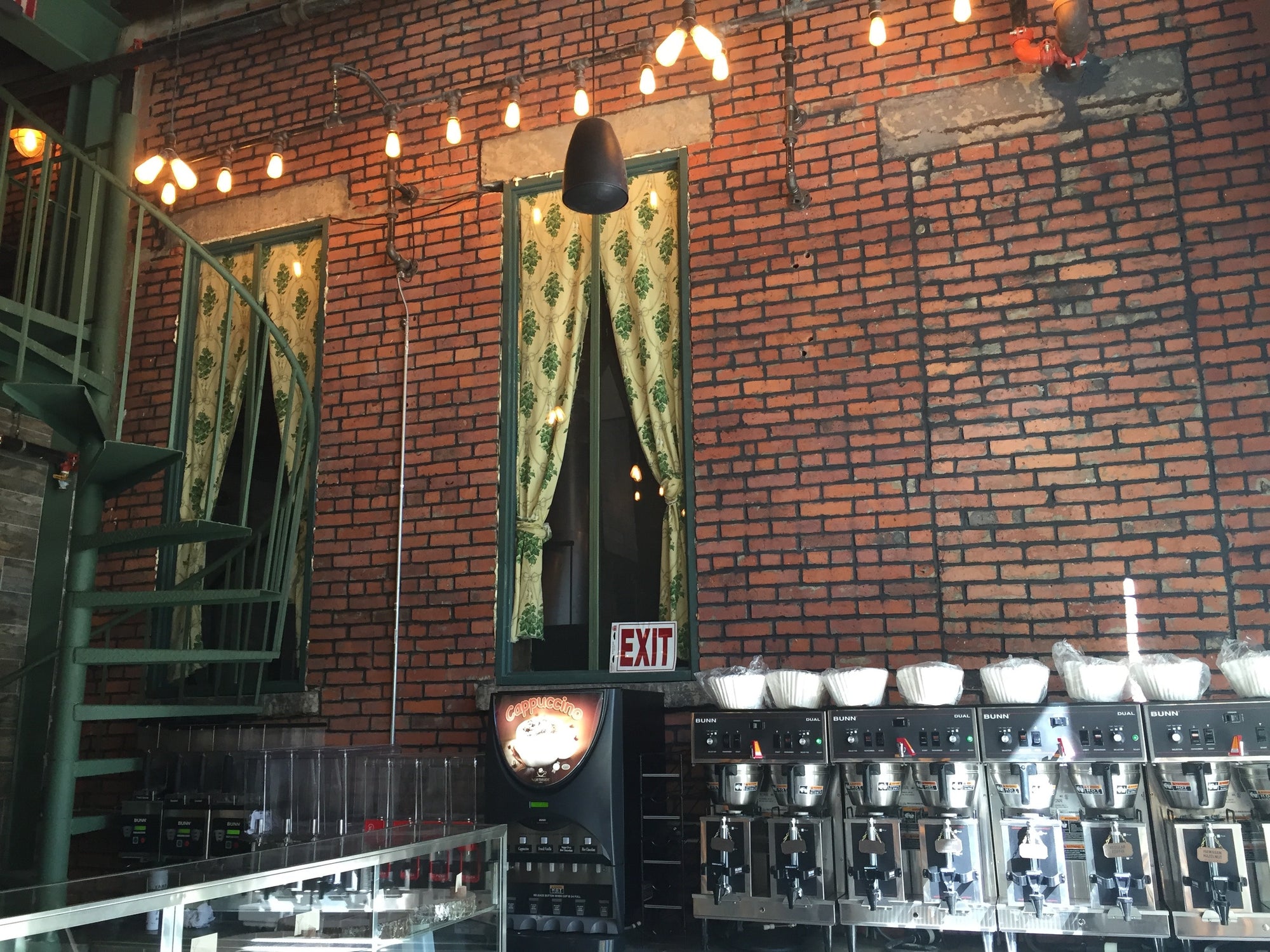 A remodeled interior café wall for a blog post about refreshing a business post-pandemic.