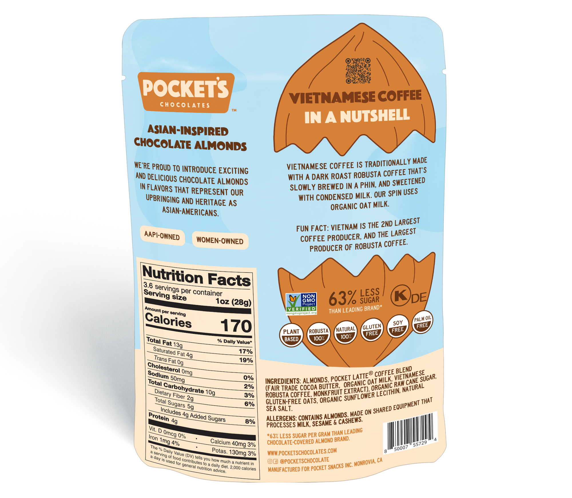OAT MILK CHOCOLATE ALMONDS