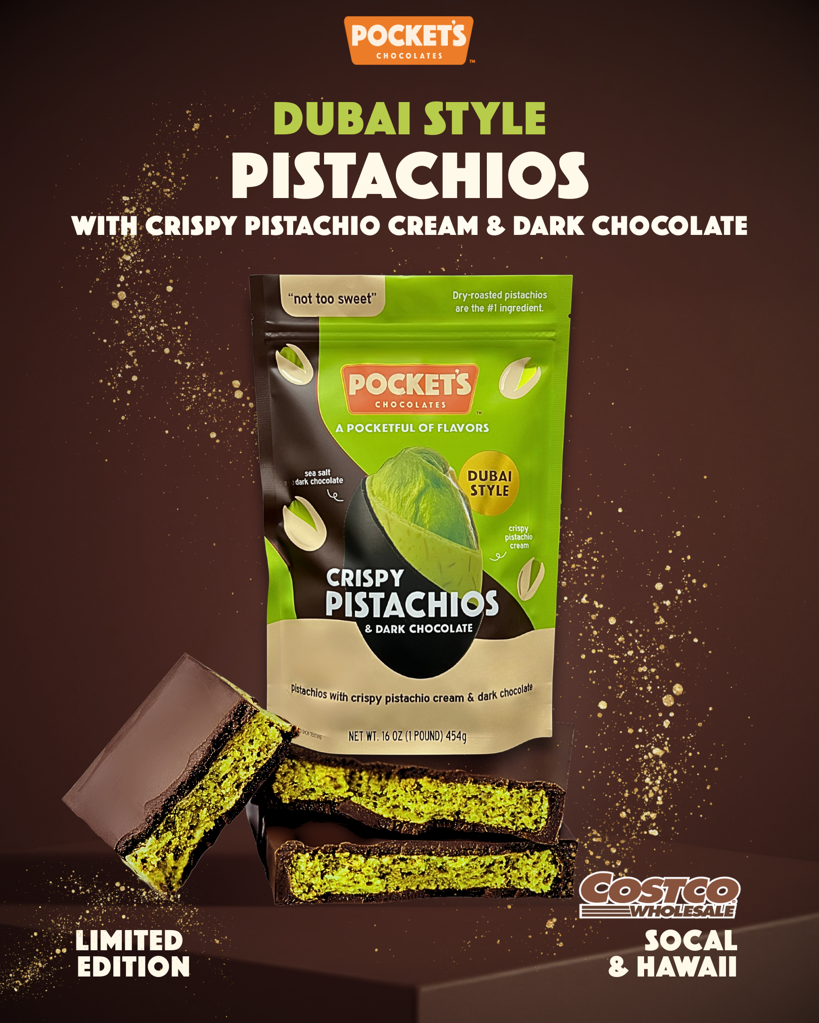 Find Dubai Crispy Pistachios in LA & Hawaii Costco!
