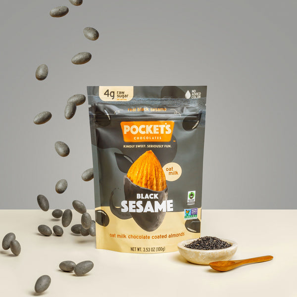Pocket Black Sesame Almonds